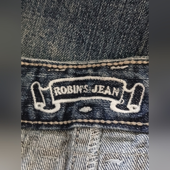 VINTAGE ROBIN'S JEANS LEATHER RIVETS. - Picture 5 of 7